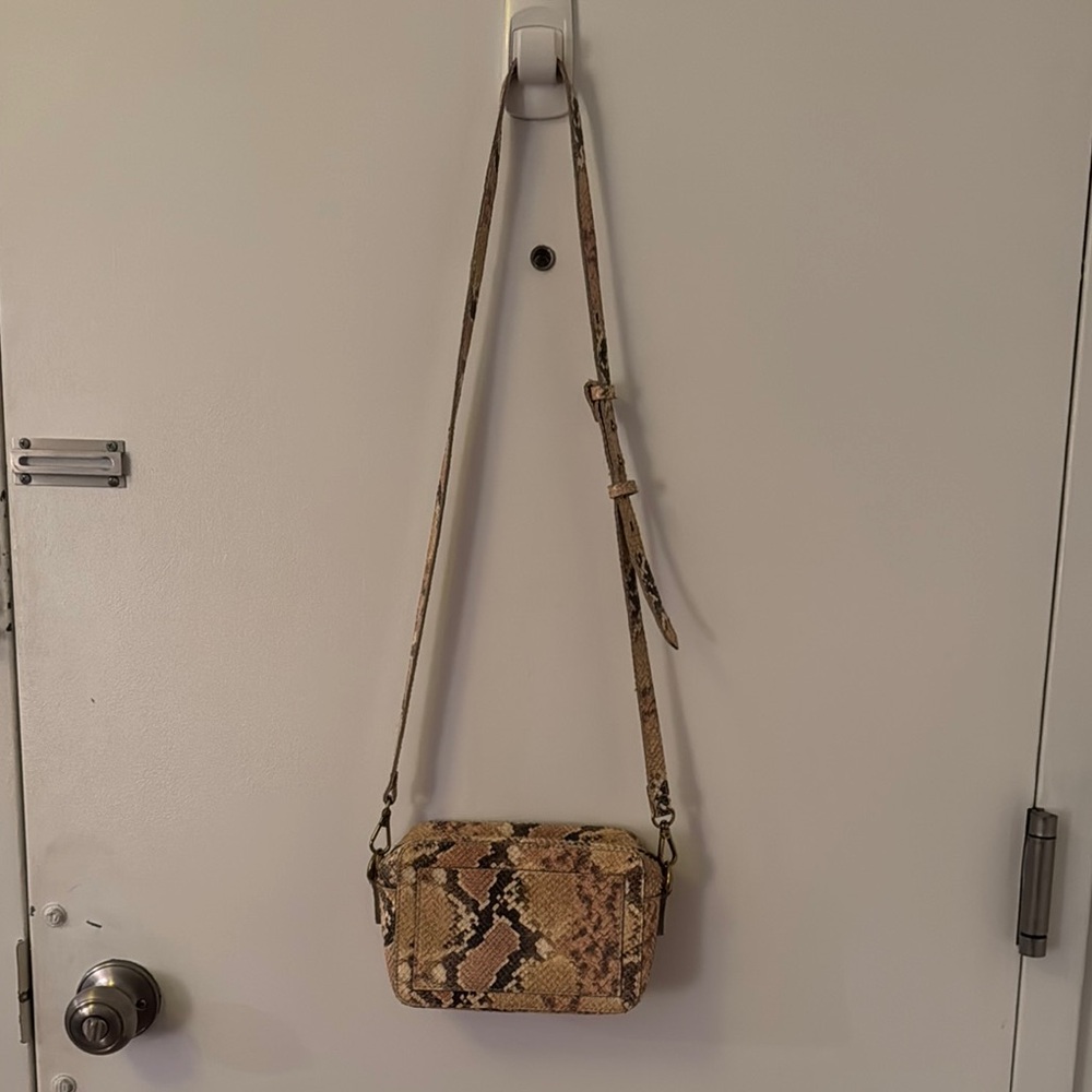 Madewell Snakeskin Crossbody Bag